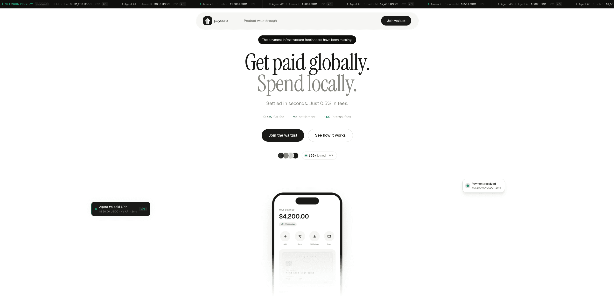 Paycore — cover