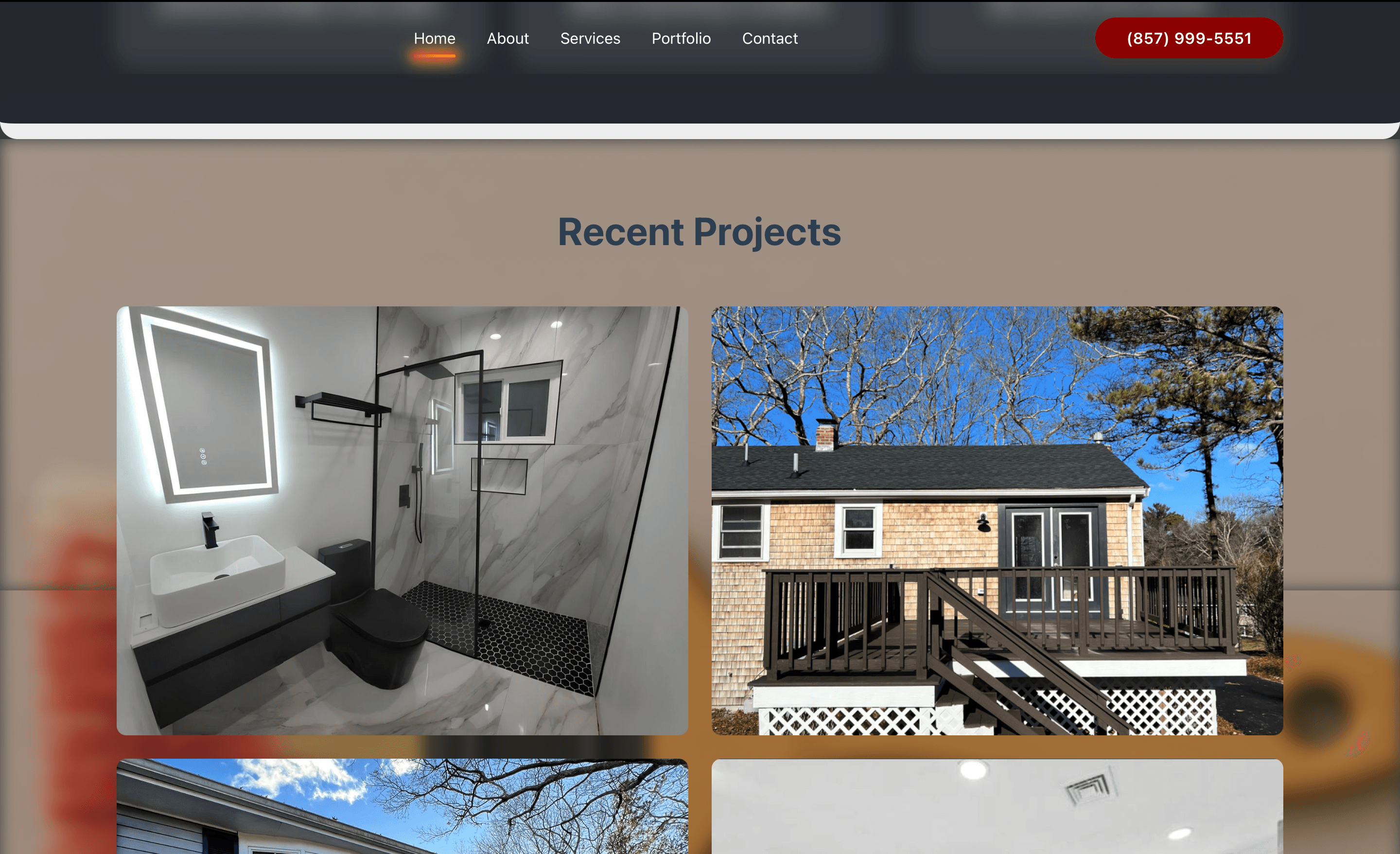 Painting Company Website — screen 2