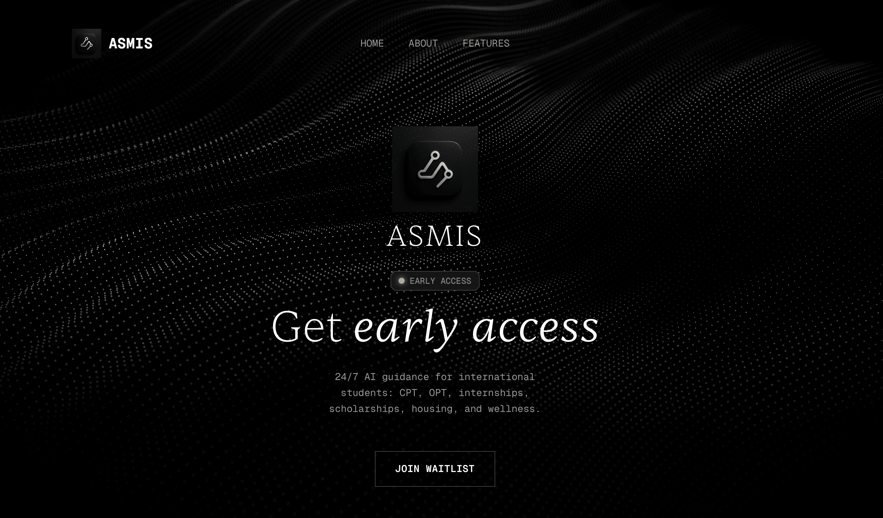 ASMIS AI Landing Page — cover