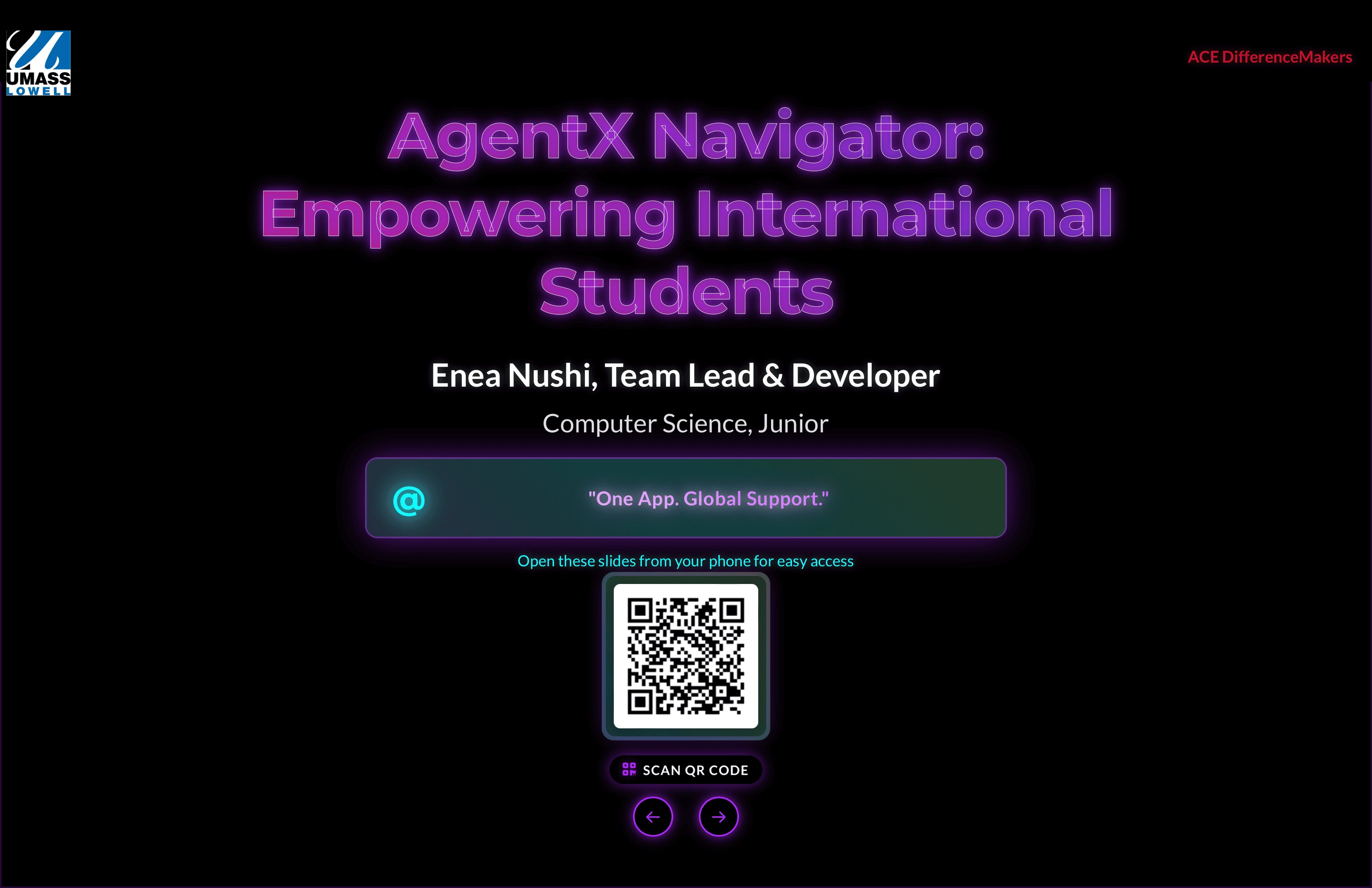 DifferenceMaker Idea Challenge – Interactive Web Presentation