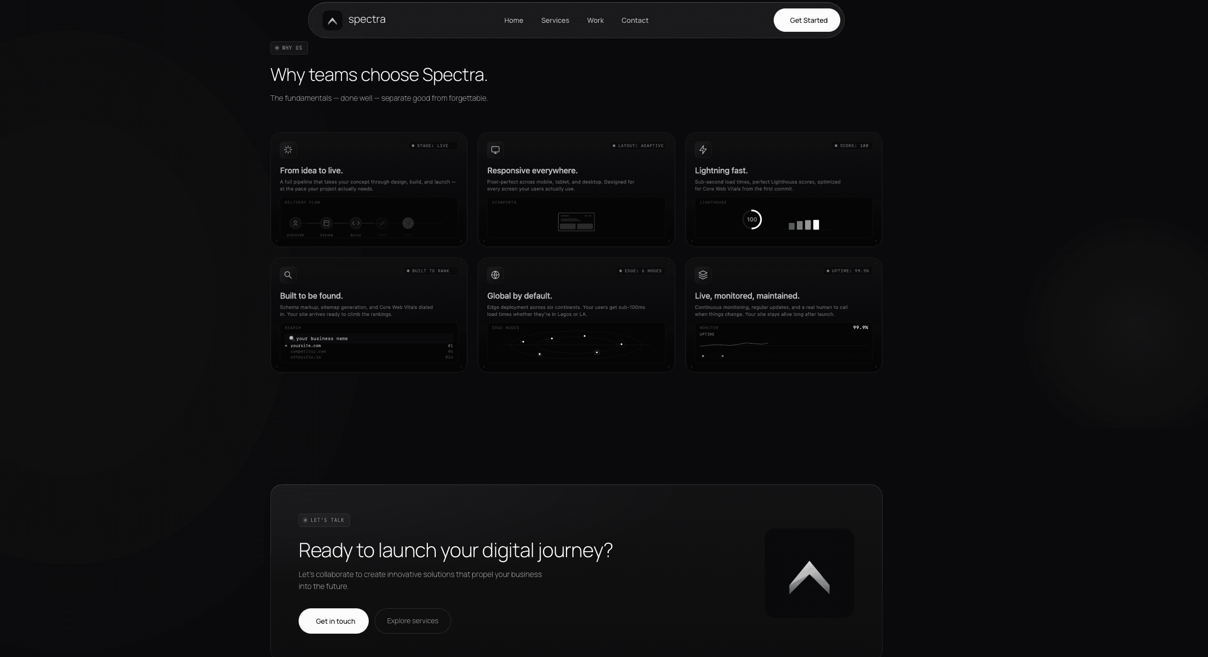 SpectraDev — detail 2