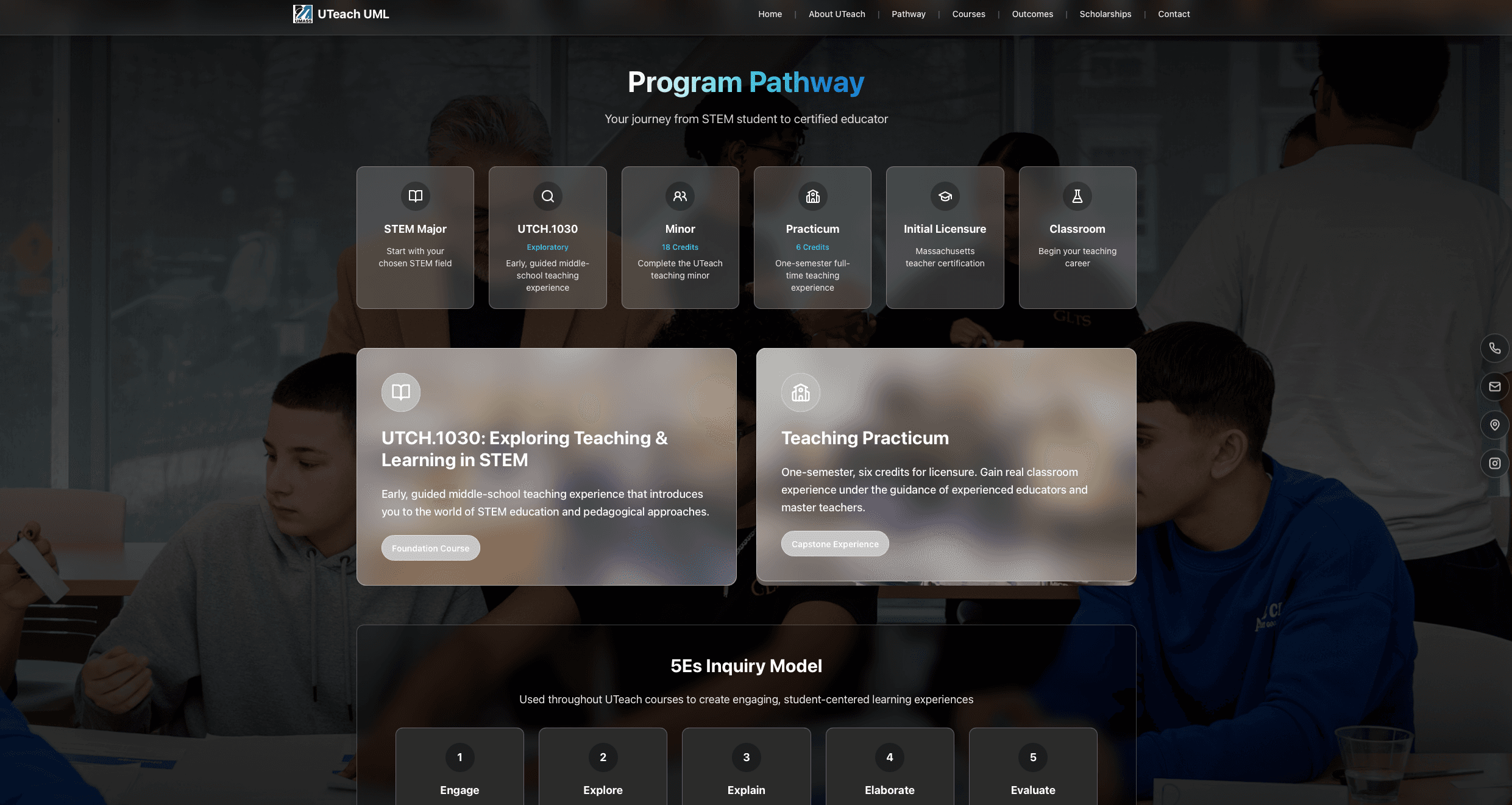 UTeach STEM Teaching — screen 2